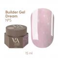 Гель для нарощення нігтів Valeri Dream Builder Gel, 005, 15 мл