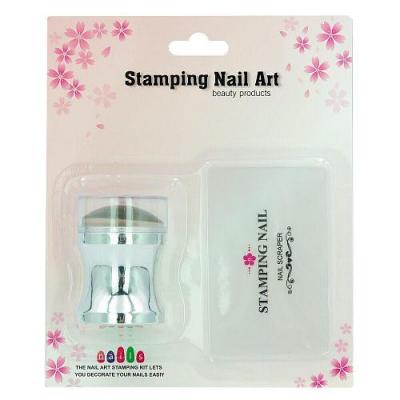 Набір для стемпинга штамп і скрапер Stamping Nail