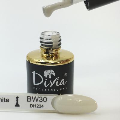  Гель-лак Divia Black & White №BW030