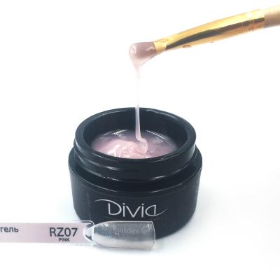Divia гель моделюючий radiant/zero (RZ07 - Pink), 14 мл 