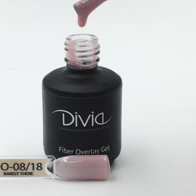  Divia fiber overlay gel (FO-08/18 - Barely There), 8 мл