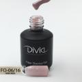  Divia fiber overlay gel (FO-06/16 - Rose Nude шимер), 8 мл