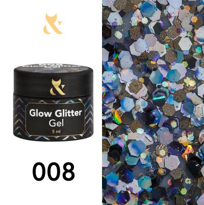 F.O.X Glow Glitter Gel 008