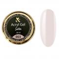 F.O.X Acryl Gel Satin 003,біло-рожевий,30 мл