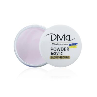 Divia Пудра акрилова Divia Slow/Medium №AS07 (True Pink), 8 г