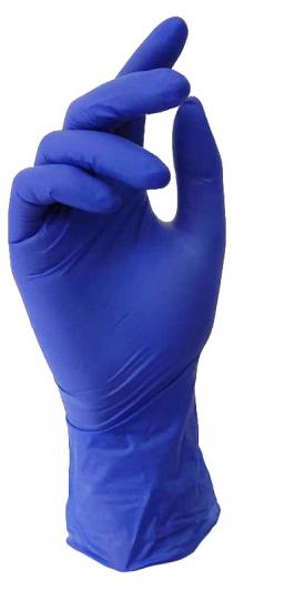 Рукавички нітрилові Ceros Fingers розмір XS  100 шт Блакитні