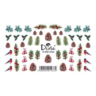 Divia - наклейки "слайдер" DI860 [254 - ЗИМА]