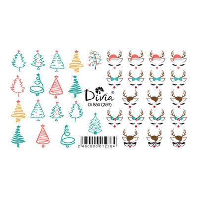 Divia - наклейки "слайдер" DI860 [259- ЗИМА]