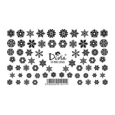 Divia - наклейки "слайдер" DI860 [262 - ЗИМА]
