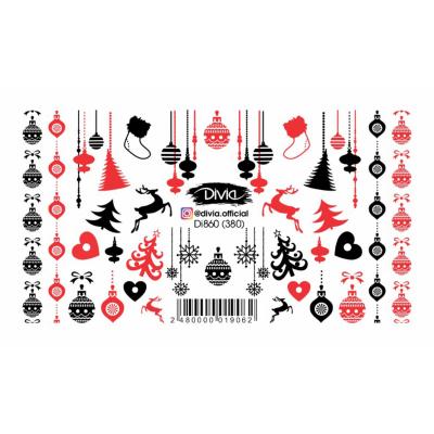 Divia - наклейки "слайдер" DI860 [380 - ЗИМА]