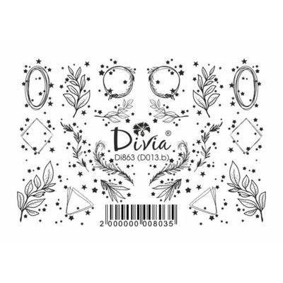 Divia - наклейки "3d" DI863 [D-013.B - ВІЗЕРУНКИ]