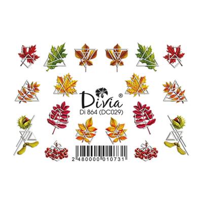 Divia - наклейки "3d" DI864 [DC029- ОСІНЬ]