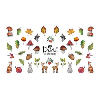 Divia - наклейки "слайдер" DI860 [110 - ОСІНЬ]