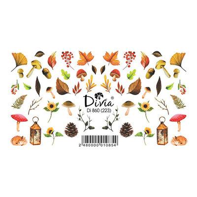 Divia - наклейки "слайдер" DI860 [223 - ОСІНЬ]