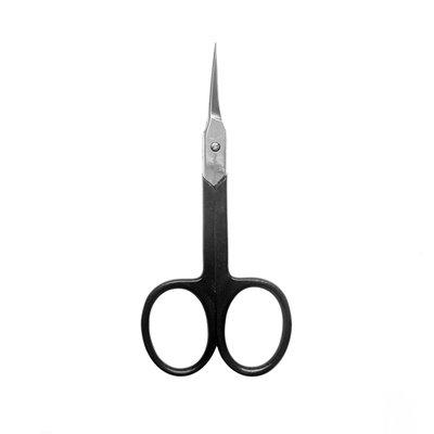 Luxury - ножиці манікюрні НМ09 для кутикули [вигнуті; чорні]  