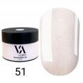 Color Base Valeri № 51,(молочно-лілова зі сріблястою поталлю),30 ml