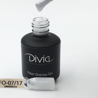 Divia - Файбер база з армуючими волокнами "Fiber Base" Di1005 [FO17 - Cinderella з шимером] (15 мл)