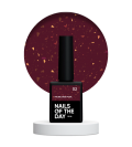 NAILSOFTHEDAY Malbec base potal 02 – фантастично-вітражна база з золотою поталлю, 10 мл