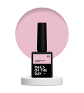 NailsOfTheDay Cover base nude shimmer 02 – ніжно-рожева камуфлююча база зі срібним шимером для нігтів, 10 мл