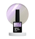 NAILSOFTHENIGHT Shell top 01 – перлинний топ з ліловою втиркою без липкого шару, 10 мл
