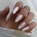 NAILSOFTHENIGHT Shell top 03 – перлинний топ з рожевою втиркою без липкого шару, 10 мл