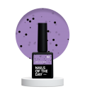 NailsOfTheDay MiDots gel polish 02 — бузковий гель лак з чорними крапочками для нігтів, 10 мл