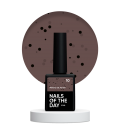 NailsOfTheDay MiDots gel polish 10 — світло–коричневий гель лак з чорними крапочками для нігтів, 10 мл