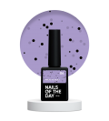 NailsOfTheDay MiDots gel polish 04 — світло–ліловий гель лак з чорними крапочками для нігтів, 10 мл