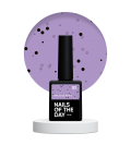 NailsOfTheDay MiDots gel polish 03 — ліловий гель лак з чорними крапочками для нігтів, 10 мл