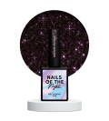 NAILSOFTHENIGHT Grenadine gel polish — бордовий світловідбиваючий гель–лак для нігтів, 10 мл