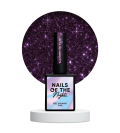 NailsOfTheNight Blackberry gel polish — фіолетовий світловідбиваючий гель–лак для нігтів,10 мл