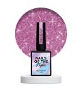 NAILSOFTHENIGHT Aperol gel polish — рожевий світловідбиваючий гель–лак для нігтів,10 мл