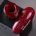 NailsOfTheNight Red Mary gel polish — червоний світловідбиваючий гель–лак для нігтів, 10 мл