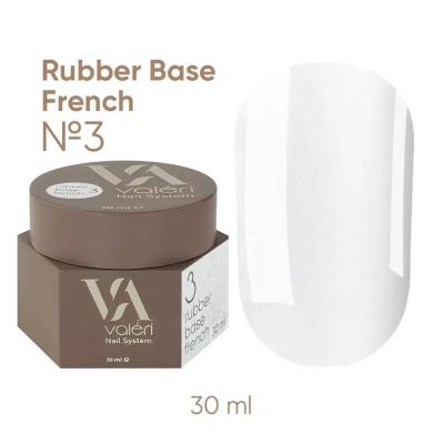French Base Valeri № 03,(білий з золотим мікроблиском),30 ml