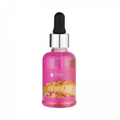 Олія для кутикули з піпеткою з ароматом ананасу "Pink Cuticle oil" 50 мл.