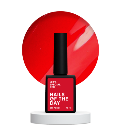 Гель-лак NailsOfTheDay Let's special red,10 мл  