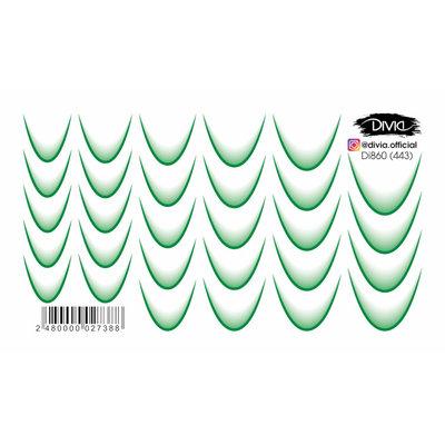 Divia - Наклейки "Слайдер" Di860 [443 - Френч]