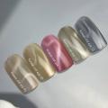NailsOfTheDay Korean cat eye 09 – нюдово-бежевий гель лак котяче око, 10 мл