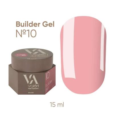 Гель для нарощування Valeri Builder Gel  №10, 15 мл
