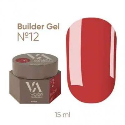 Гель для нарощування Valeri Builder Gel  №12, 15 мл