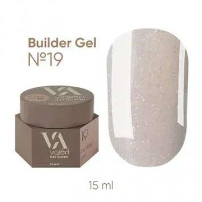Гель для нарощування Valeri Builder Gel  №19, 15 мл