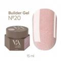 Гель для нарощування Valeri Builder Gel  №20, 15 мл