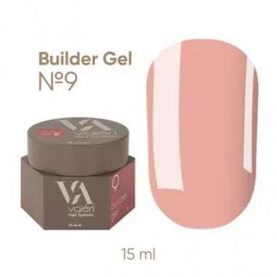 Гель для нарощування Valeri Builder Gel  №9, 15 мл