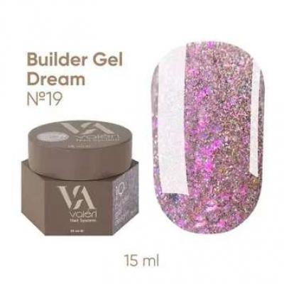 Гель для нарощення нігтів Valeri Dream Builder Gel, 019, 15 мл