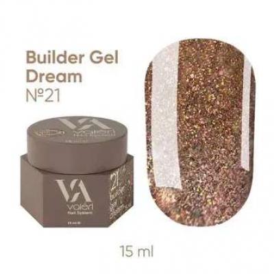 Гель для нарощення нігтів Valeri Dream Builder Gel, 021, 15 мл