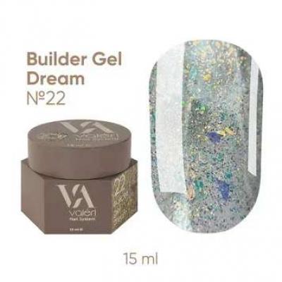 Гель для нарощення нігтів Valeri Dream Builder Gel, 022, 15 мл