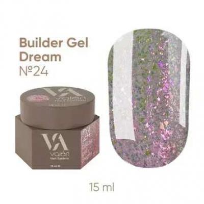 Гель для нарощення нігтів Valeri Dream Builder Gel, 024, 15 мл
