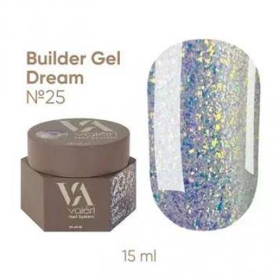 Гель для нарощення нігтів Valeri Dream Builder Gel, 025, 15 мл