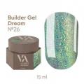 Гель для нарощення нігтів Valeri Dream Builder Gel, 026, 15 мл