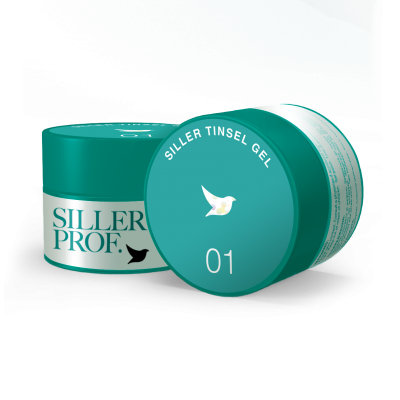 Гель для нігтів Siller Tinsel Gel №01, 15 мл